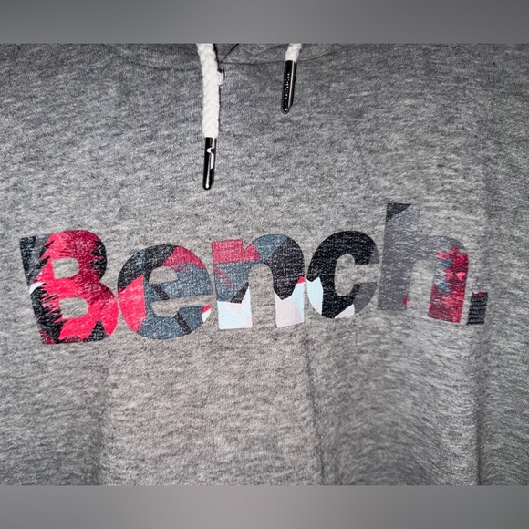 Bench Heather Gray Hoodie **read description - Picture 2 of 7